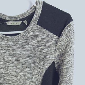 Athleta Black and White Fitted Dress